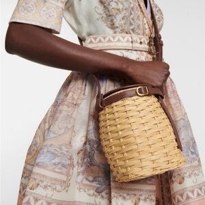 Zimmermann Wicker Mini Crossbody Calf Leather IMMACULATE